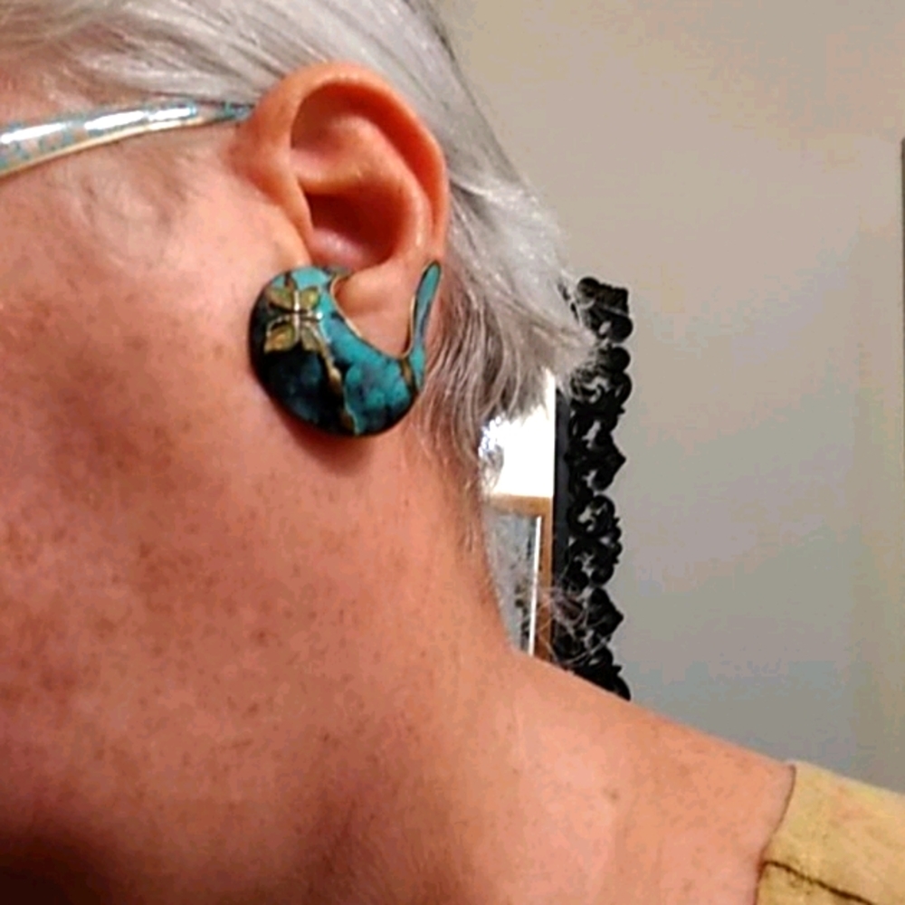 ARTIST MADE NON PIERCED CUFF EARRING'S